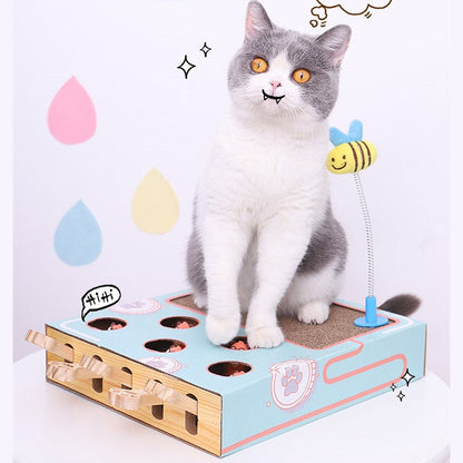 Happy & Polly Interactive Hit Hamster Cat Toy