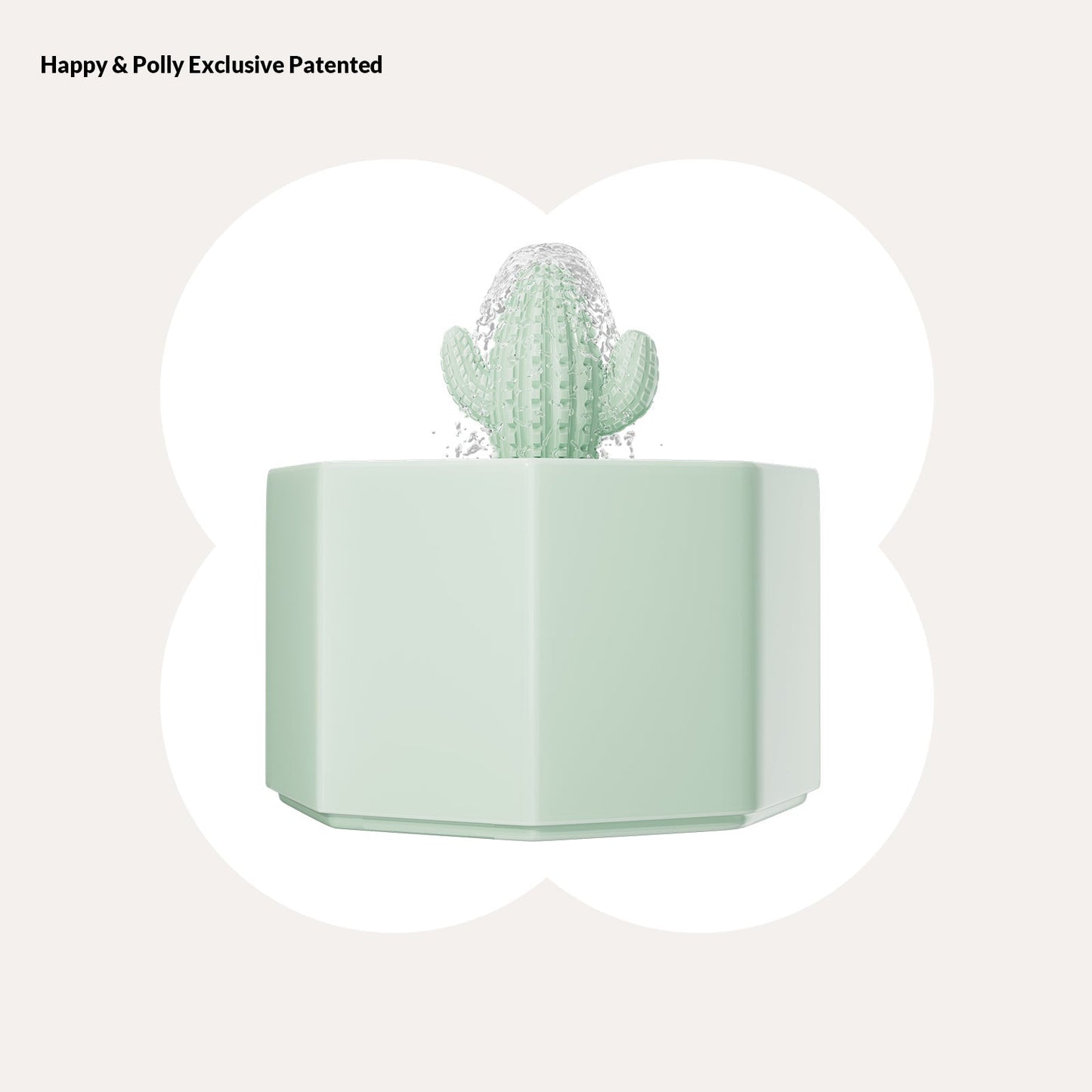 🎁 Happy & Polly 50oz/1.5L Cactus Style Cat Water Fountain (100% off)